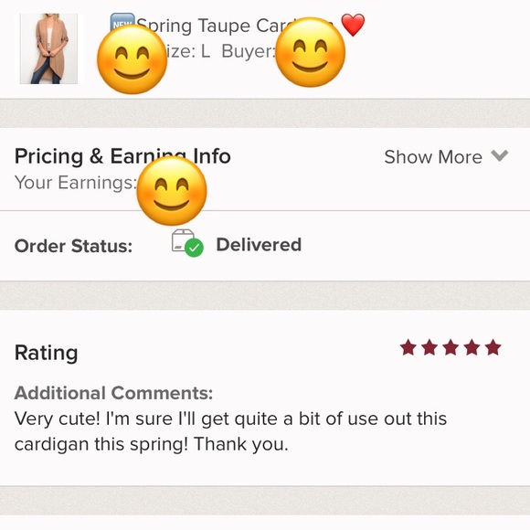 1M LEFT 5⭐️  Rating✨Spring Taupe Cardigan - Picture 5 of 5